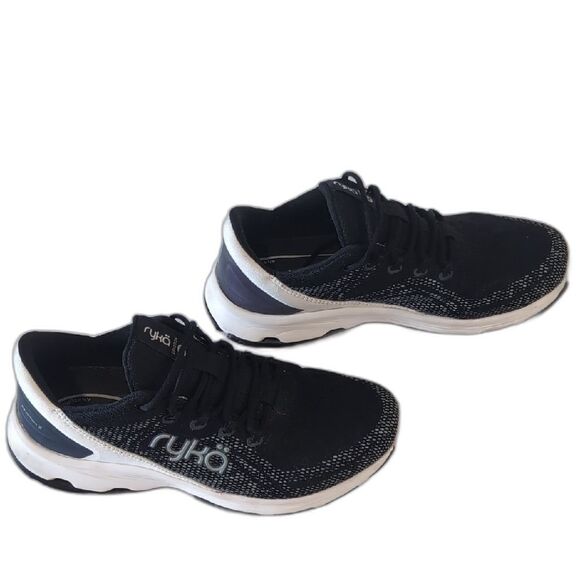 Ryka Women's Black and White Sneakers - Picture 2 of 9